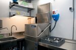 professionele horeca afwasmachine bij bierbrouwer